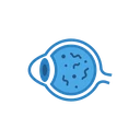 Ilustração de Moscas Volantes (Floaters)